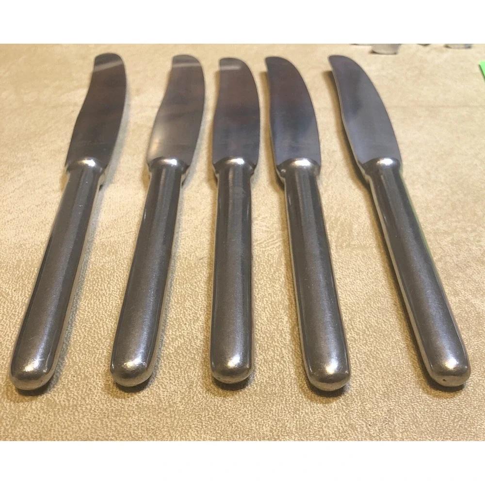 QUALITY SOLA SWISS SWITZERLAND STAINLESS STEEL 5 PCS KNIVES‎